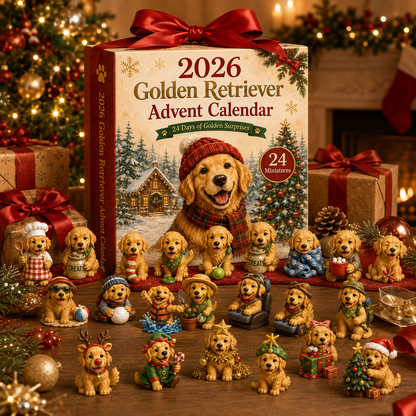 2026 Golden Retriever Advent Calendar 🐕🎄 – 24 Days of Adorable Dog Surprises