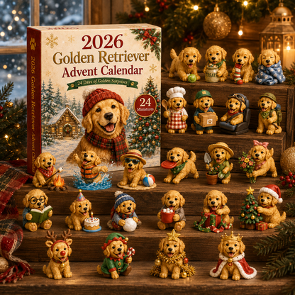 2026 Golden Retriever Advent Calendar 🐕🎄 – 24 Days of Adorable Dog Surprises