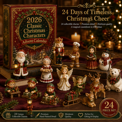 2026 Classic Christmas Characters Advent Calendar 🎄✨ – 24 Days of Festive Surprises