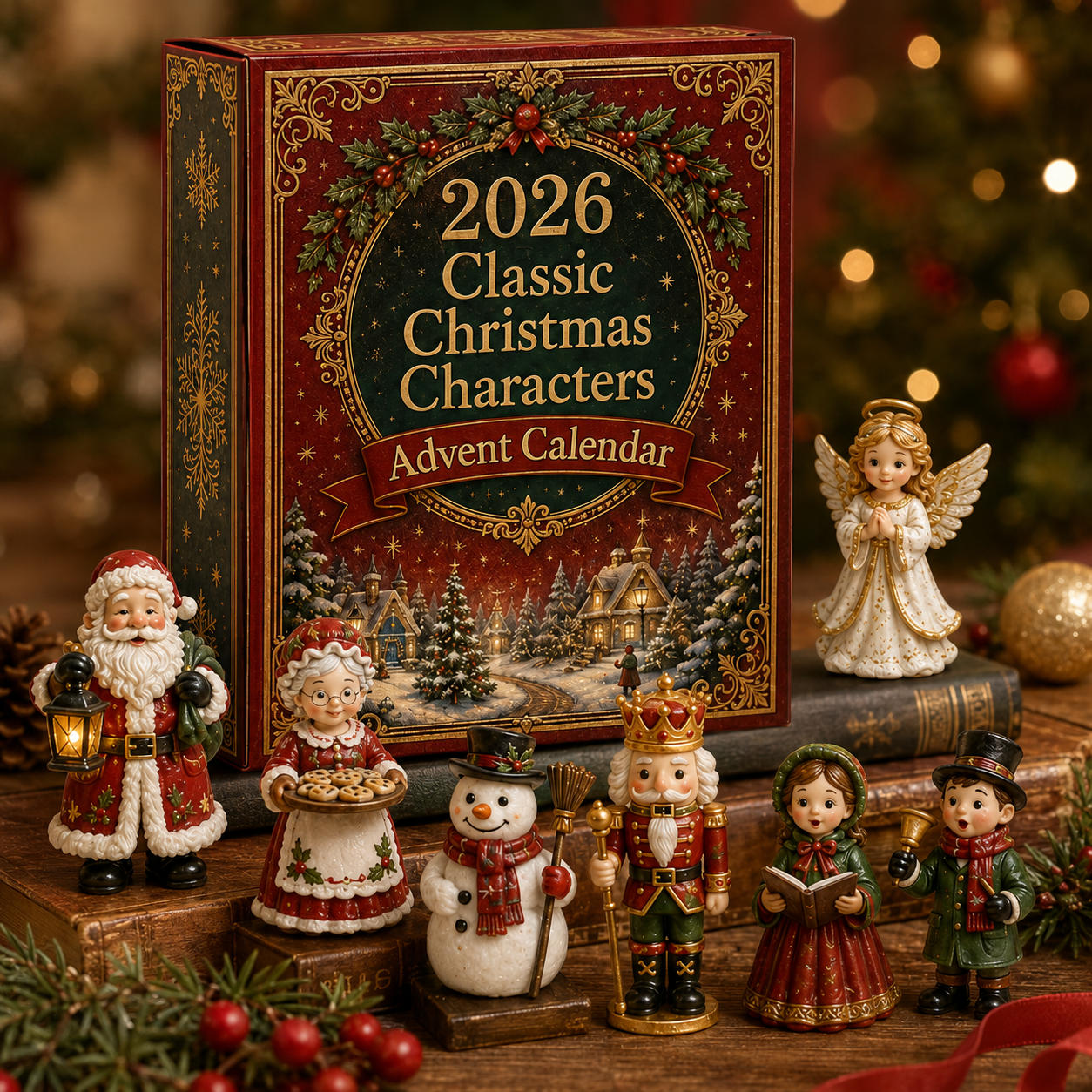 2026 Classic Christmas Characters Advent Calendar 🎄✨ – 24 Days of Festive Surprises