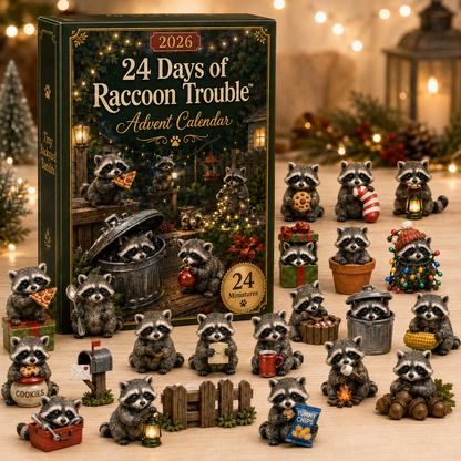 2026 Raccoon Trouble Advent Calendar 🦝🎄 – 24 Days of Raccoon Mischief