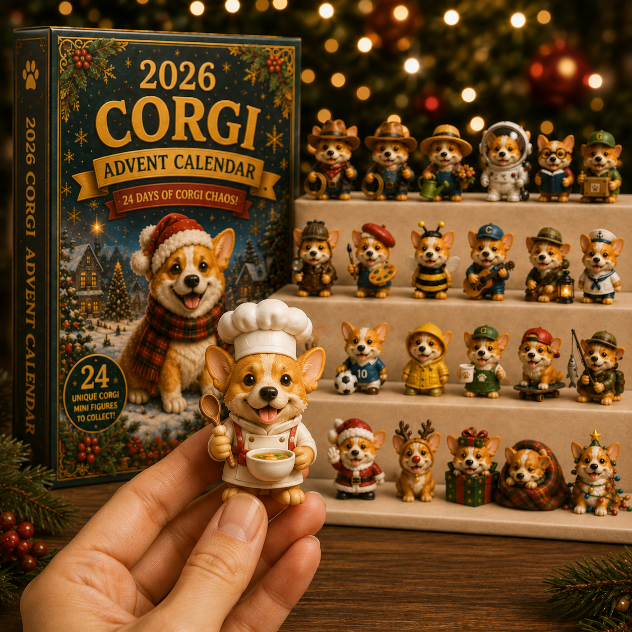 2026 Corgi Chaos Advent Calendar 🐶🎄 – 24 Days of Corgi Mischief