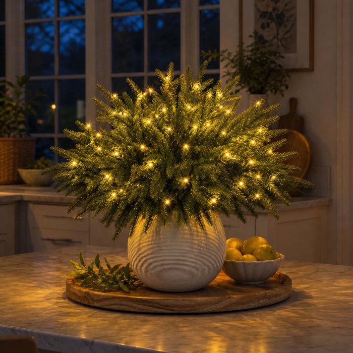 Enchanted Evergreen Pine Tree 🌲✨ – Magical Winter Garden Decor