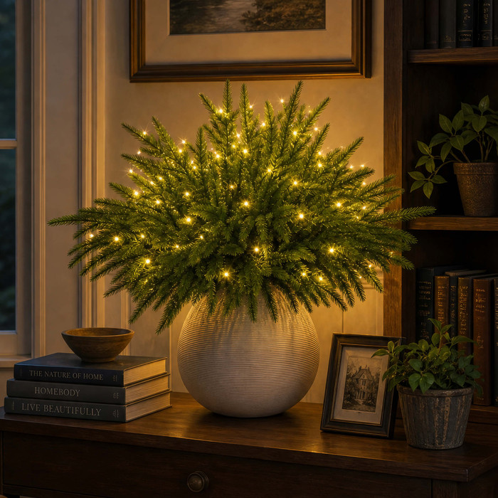 Enchanted Evergreen Pine Tree 🌲✨ – Magical Winter Garden Decor