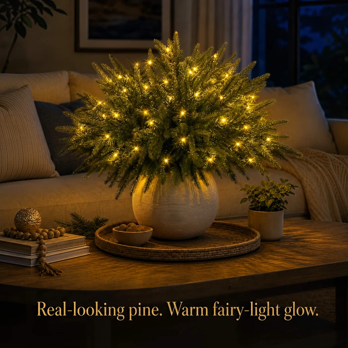 Enchanted Evergreen Pine Tree 🌲✨ – Magical Winter Garden Decor