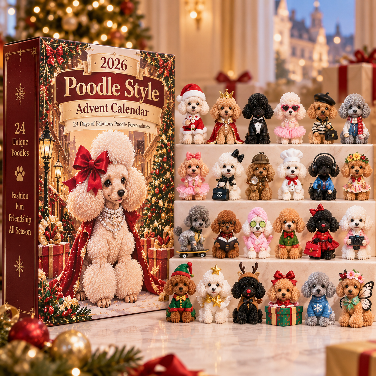 2026 Poodle Mischief Advent Calendar 🐩🎄 – 24 Days of Poodle Fun