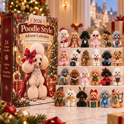 2026 Poodle Mischief Advent Calendar 🐩🎄 – 24 Days of Poodle Fun