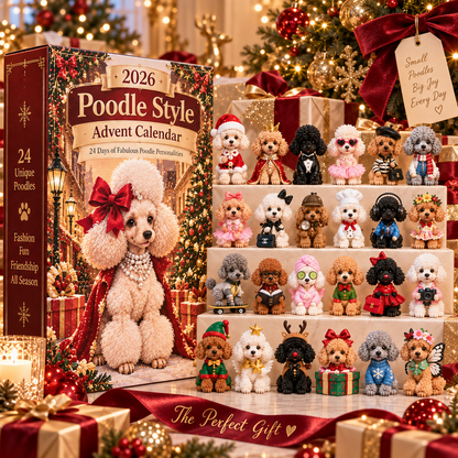 2026 Poodle Mischief Advent Calendar 🐩🎄 – 24 Days of Poodle Fun