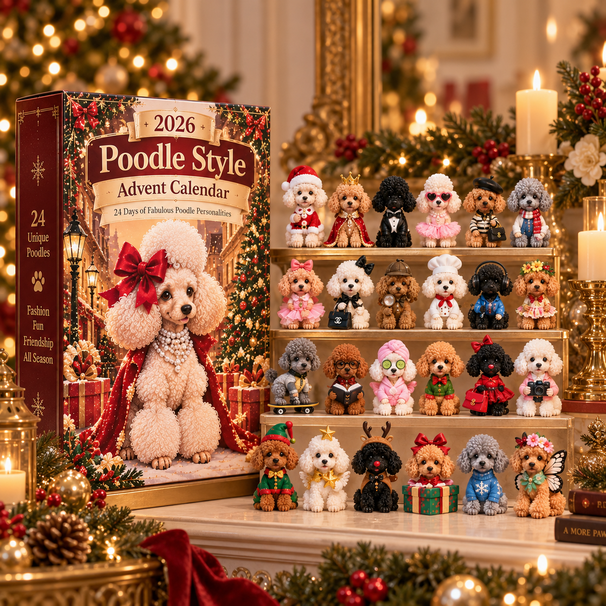 2026 Poodle Mischief Advent Calendar 🐩🎄 – 24 Days of Poodle Fun