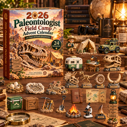 2026 Paleontologist Field Camp Advent Calendar 🦖⛺ – 24 Days of Prehistoric Discoveries