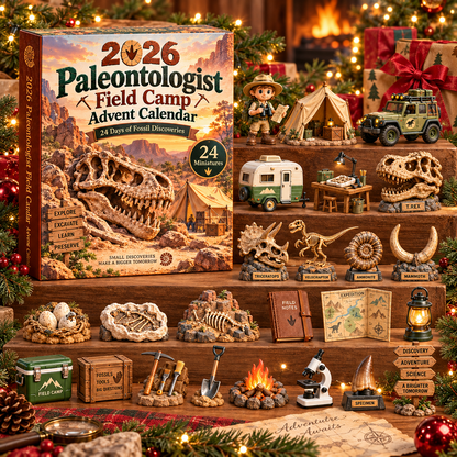 2026 Paleontologist Field Camp Advent Calendar 🦖⛺ – 24 Days of Prehistoric Discoveries