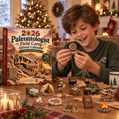 2026 Paleontologist Field Camp Advent Calendar 🦖⛺ – 24 Days of Prehistoric Discoveries