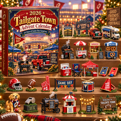 2026 Tailgate Town Advent Calendar 🏈🎄 – 24 Days of Game Day Surprises