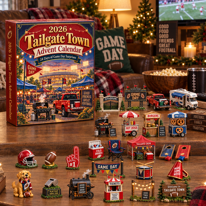 2026 Tailgate Town Advent Calendar 🏈🎄 – 24 Days of Game Day Surprises
