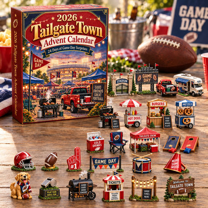 2026 Tailgate Town Advent Calendar 🏈🎄 – 24 Days of Game Day Surprises