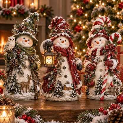 ☃️ Snowman Forest Keeper Christmas Collection | 3 Enchanted Winter Characters
