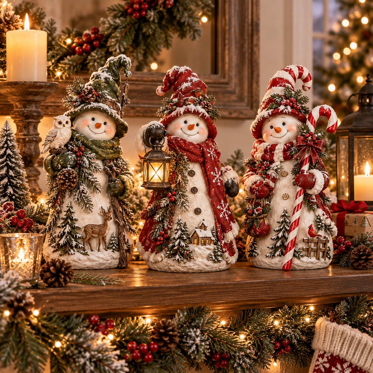 ☃️ Snowman Forest Keeper Christmas Collection | 3 Enchanted Winter Characters