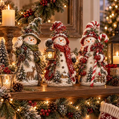 ☃️ Snowman Forest Keeper Christmas Collection | 3 Enchanted Winter Characters