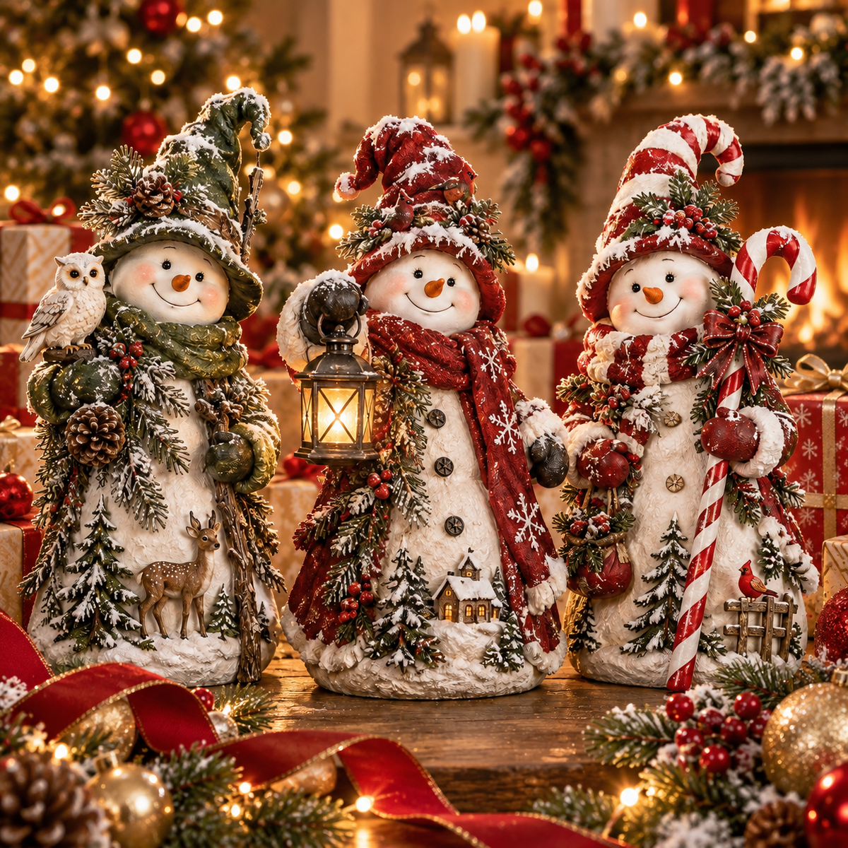 ☃️ Snowman Forest Keeper Christmas Collection | 3 Enchanted Winter Characters