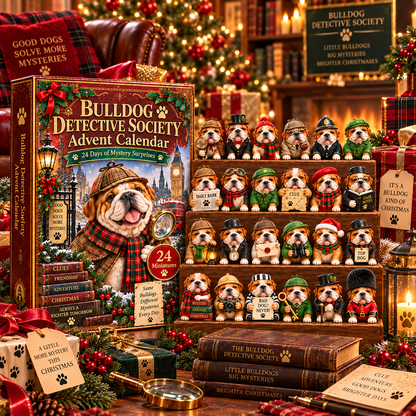 2026 Bulldog Detective Society Advent Calendar 🐶🔎 – 24 Days of Mystery & Mischief