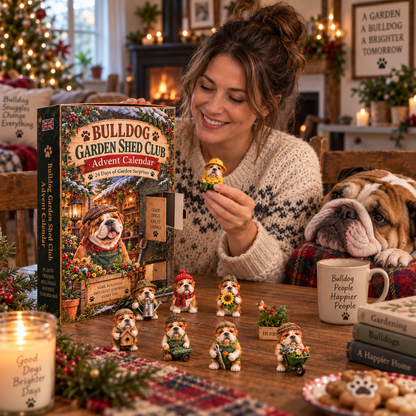 2026 Bulldog Garden Shed Club Advent Calendar 🐶🌿 – 24 Days of Garden Surprises
