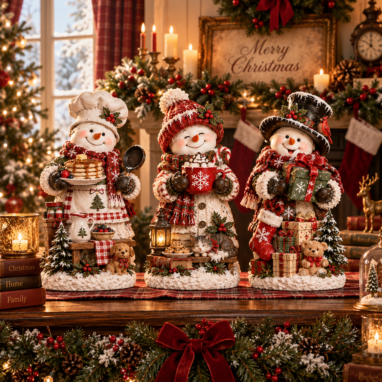 🥞 Christmas Morning Snowmen Collection | 3 Cozy Holiday Characters