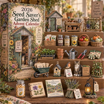 🎄 2026 Seed Saver’s Garden Shed Advent Calendar 🌱 – 24 Days of Gardening Surprises