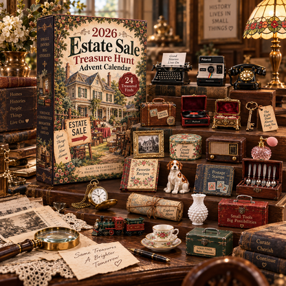 🎄 2026 Estate Sale Treasure Hunt Advent Calendar 🏡🔎 – 24 Days of Vintage Finds & Surprises