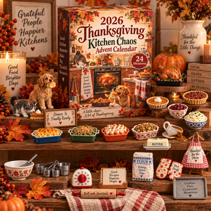 🦃 2026 Thanksgiving Kitchen Chaos Advent Calendar 🍂 – 24 Days of Festive Cooking Surprises