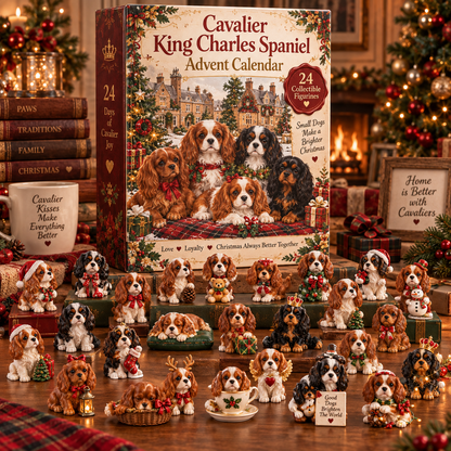 2026 Cavalier King Charles Advent Calendar 🐶🎄 – 24 Days of Festive Dog-Themed Surprises