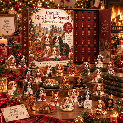 2026 Cavalier King Charles Advent Calendar 🐶🎄 – 24 Days of Festive Dog-Themed Surprises