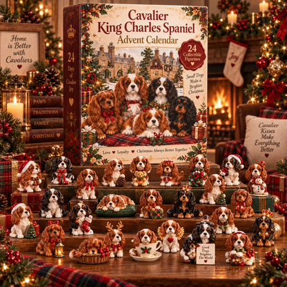 2026 Cavalier King Charles Advent Calendar 🐶🎄 – 24 Days of Festive Dog-Themed Surprises