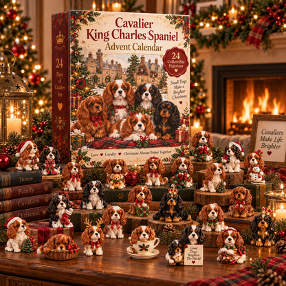 2026 Cavalier King Charles Advent Calendar 🐶🎄 – 24 Days of Festive Dog-Themed Surprises