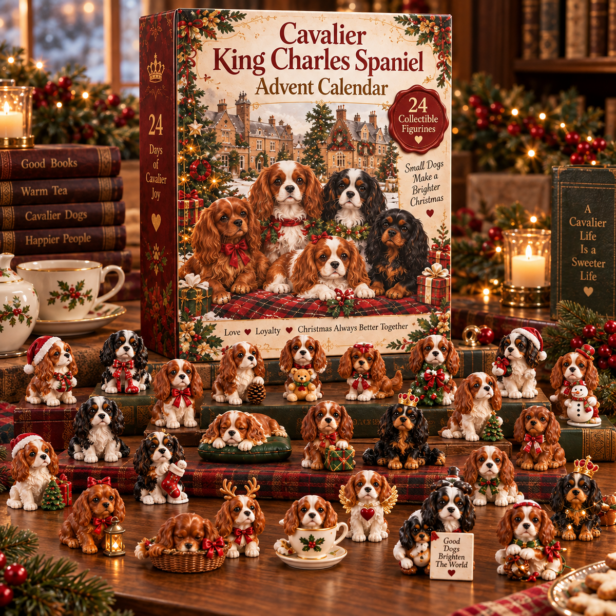 2026 Cavalier King Charles Advent Calendar 🐶🎄 – 24 Days of Festive Dog-Themed Surprises
