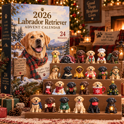 🐶 2026 Labrador Retriever Advent Calendar – 24 Days of Adorable Dog Collectibles