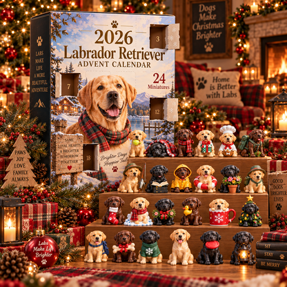 🐶 2026 Labrador Retriever Advent Calendar – 24 Days of Adorable Dog Collectibles