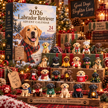 🐶 2026 Labrador Retriever Advent Calendar – 24 Days of Adorable Dog Collectibles