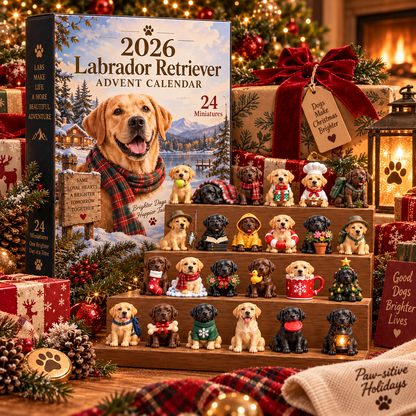 🐶 2026 Labrador Retriever Advent Calendar – 24 Days of Adorable Dog Collectibles