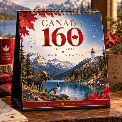 Canada 160 Calendar 2027 🇨🇦 | 12 Scenic Designs Celebrating Canada’s Landscapes, Wildlife & Iconic Places