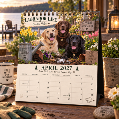 Labrador Life 2027 Calendar 🐾 | 12 Months of Adventures with Your Best Friend