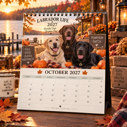 Labrador Life 2027 Calendar 🐾 | 12 Months of Adventures with Your Best Friend