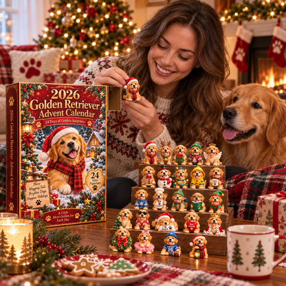 2026 Golden Retriever Advent Calendar 🐾 – 24 Days of Adorable Golden Collectibles
