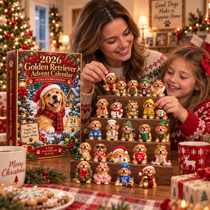 2026 Golden Retriever Advent Calendar 🐾 – 24 Days of Adorable Golden Collectibles