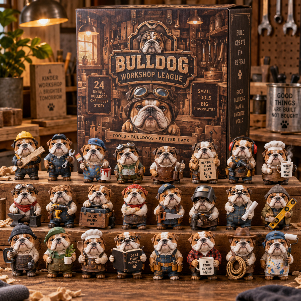 🛠️🐶 Bulldog Workshop League 2026 Advent Calendar | 24 Days of Handy Bulldog Surprises