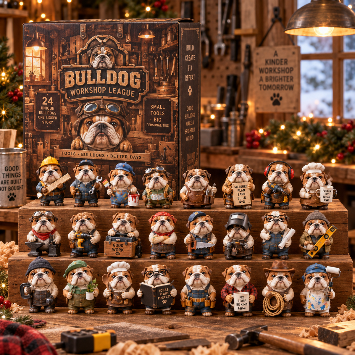 🛠️🐶 Bulldog Workshop League 2026 Advent Calendar | 24 Days of Handy Bulldog Surprises