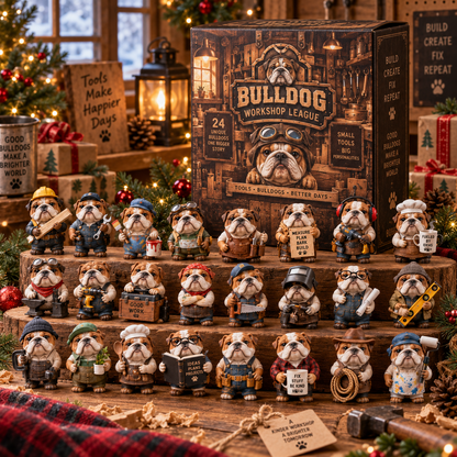 🛠️🐶 Bulldog Workshop League 2026 Advent Calendar | 24 Days of Handy Bulldog Surprises
