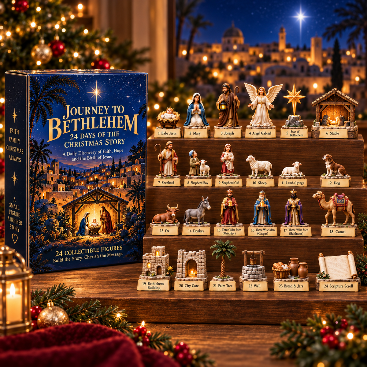 Journey to Bethlehem 24 Days of the Christmas Story Advent Calendar