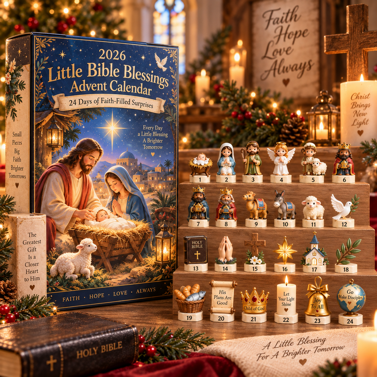 Little Bible Blessings complete faith inspired Advent collection