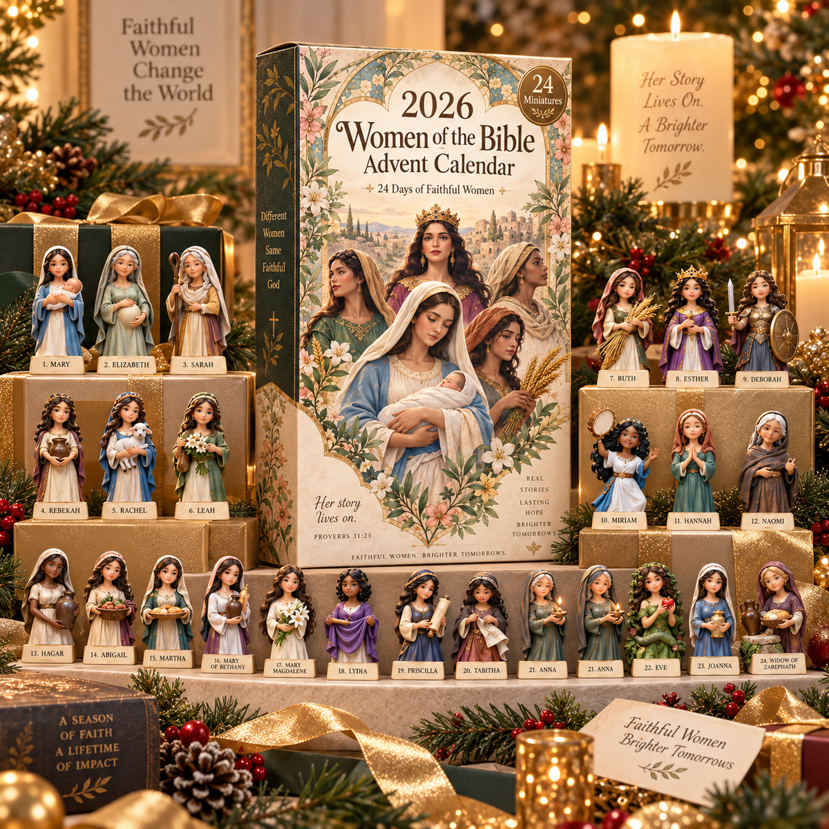 2026 Women of the Bible Advent Calendar ✝️ – 24 Days of Faithful Women