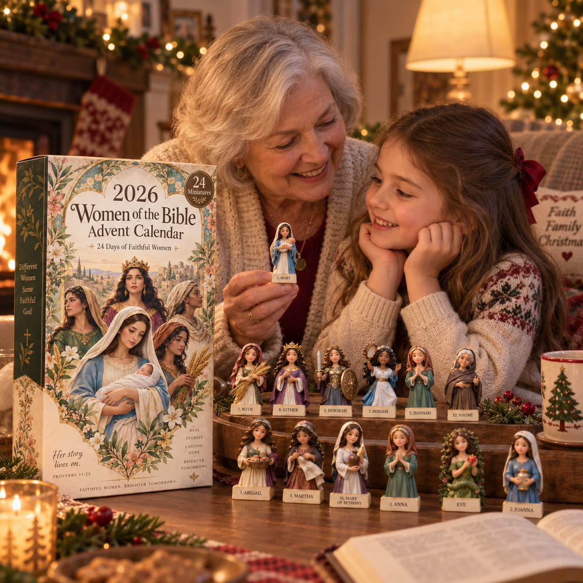 2026 Women of the Bible Advent Calendar ✝️ – 24 Days of Faithful Women